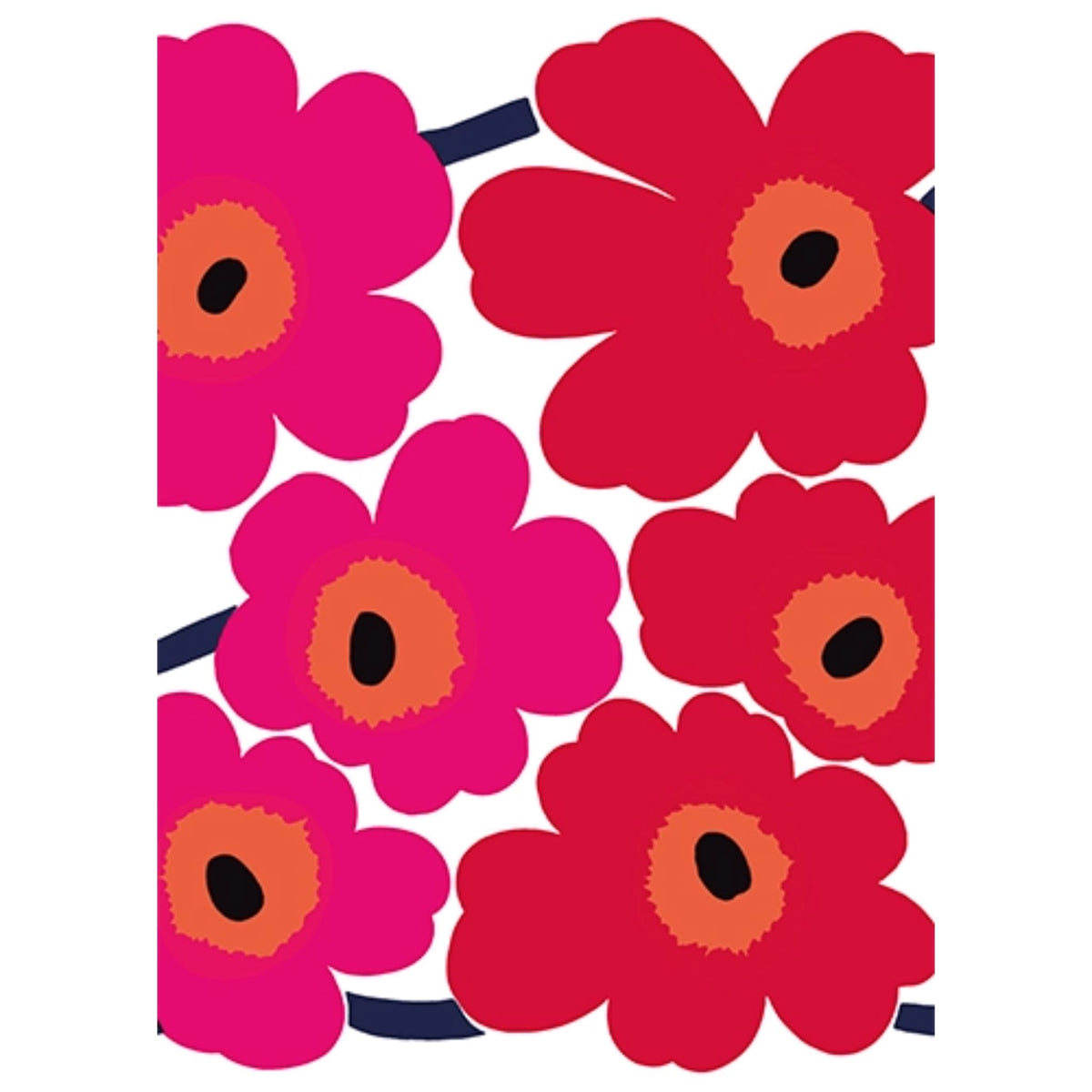 1-osainen kortti Marimekko Unikko