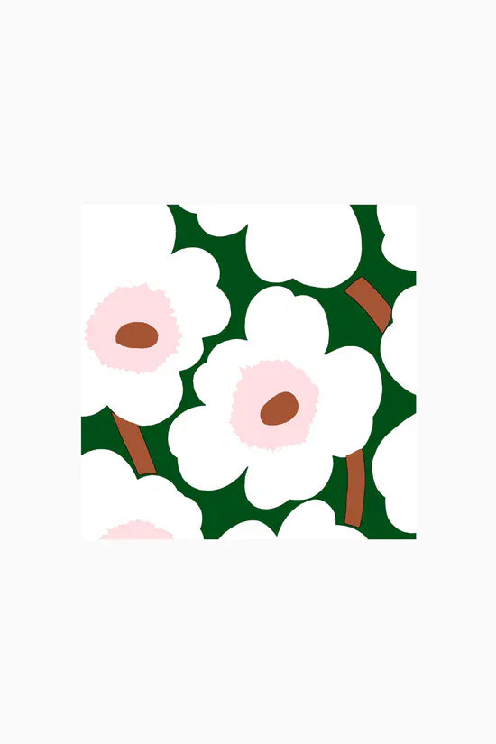Lautasliina Marimekko Unikko tummanvihreä 33cm