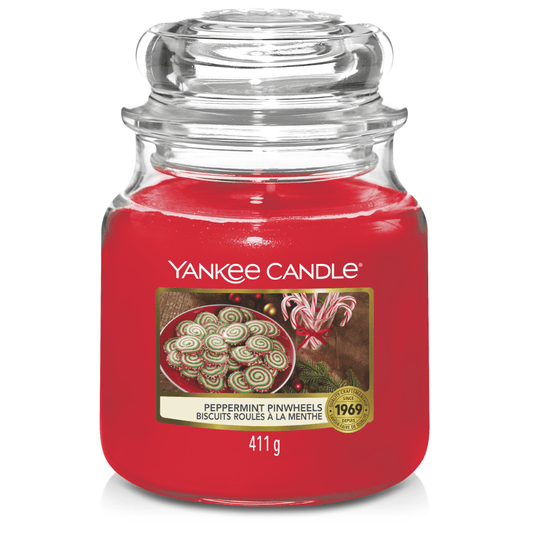 Yankee Candle Peppermint Pinwheels – Medium Jar Kynttilä